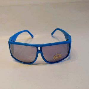 (NWT) Vintage 90's Wrap Around Sun Shield Sport Sunglass (M.Royal Blue)